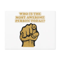 Who is the most  AWESOME ? Post Card
