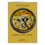 Who Knows Where the Time Goes Card