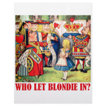 WHO LET BLONDIE IN? LETTERHEAD