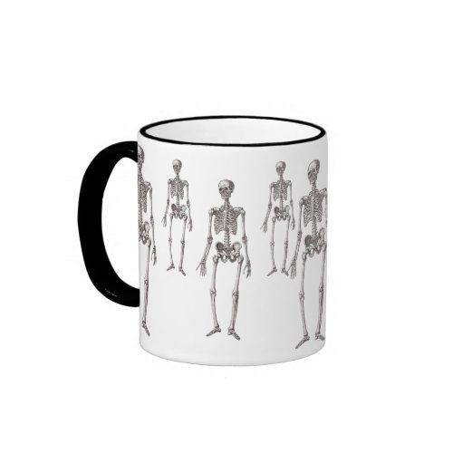 Human Skeletons Coffee Mug by Antique Images