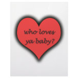 Who Loves Ya Baby? letterhead