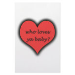 Who Loves Ya Baby? stationery