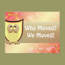 Who Moved? postcards