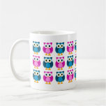 Who? Mr. and Mrs. Owl Cartoon Mug