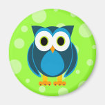 Who? Mr. Owl Cartoon Fridge Magnets