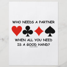 Who Needs A Partner When All You Need (Bridge) Flyer