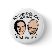 Who Needs Brains Button by buttonZup Who Needs Brains Button
