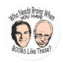 Who Needs Brains Sticker 