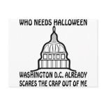 Who Needs Halloween Congress Scares The Crap Out Post Card