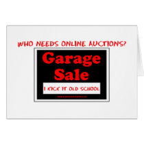 Who Needs Online Auctions T Greeting Card