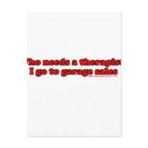 Who Needs Therapists T Postcard