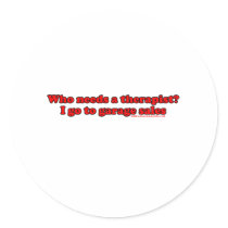 Who Needs Therapists T Stickers