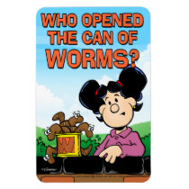 Who Opened The Can of Worms magnets