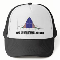 Who Said That I Was Normal? (Bell Curve Humor)