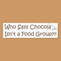 Who Says... bumper stickers