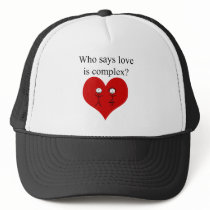 Who Says Love Is Complex hats by Supernova23 Who Says Love Is Complex hats