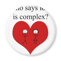 Who Says Love Is Complex magnets by Supernova23 Who Says Love Is Complex magnets
