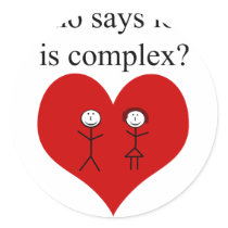 Who Says Love Is Complex stickers