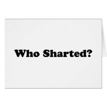 Who Sharted? Card