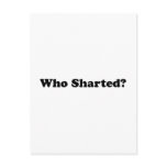 Who Sharted? Postcards
