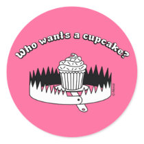 Who Wants a Cupcake? stickers