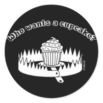 Who Wants a Cupcake? stickers