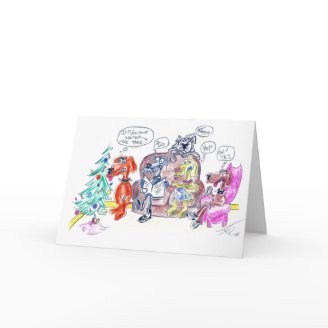 Who watered the tree? card
