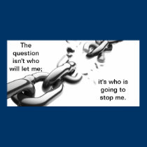 Who will stop me posters