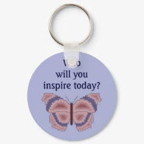 Who will you inspire today? Butterfly Keychain