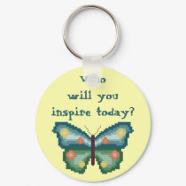 Who will you inspire today? Butterfly Keychain