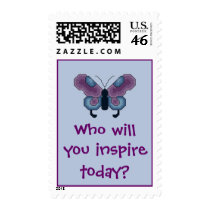 Who will you inspire today? Butterfly Postage postage