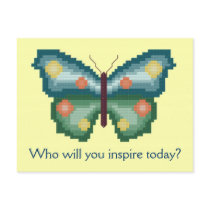 Who will you inspire today? Butterfly Postcard