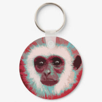 Who you looking at? keychain (red)