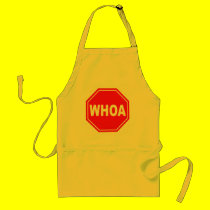 Whoa aprons by funoriginals Whoa aprons