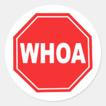 Whoa Sticker