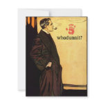 Whodunnit Mystery Solving Party Invitations Sleuth