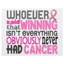 Whoever Said Breast Cancer Flyer