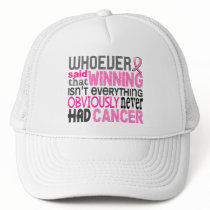 Whoever Said Breast Cancer Mesh Hats