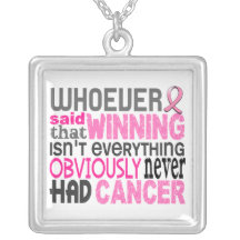 Whoever Said Breast Cancer Pendants
