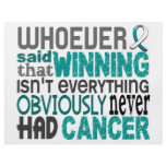 Whoever Said Cervical Cancer Custom Flyer