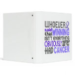 Whoever Said Esophageal Cancer 3 Ring Binder