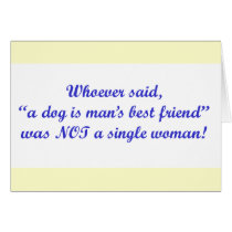 Whoever said...Greeting Card Blue cards