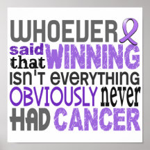 Whoever Said Hodgkin's Lymphoma Poster