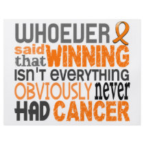Whoever Said Kidney Cancer Flyers