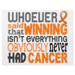 Whoever Said Leukemia Flyer Design