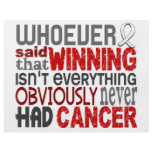 Whoever Said Lung Cancer flyers