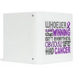 Whoever Said Pancreatic Cancer 3 Ring Binder