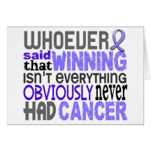 Whoever Said Stomach Cancer Greeting Card