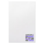 Whoever Said Stomach Cancer Custom Stationery