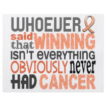 Whoever Said Uterine Cancer Flyer Design